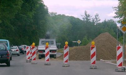 Olbersdorfer Straße in Eichgraben gesperrt