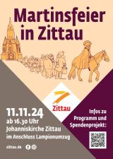 Laternenzauber und Martinsfeuer in Zittau: St.-Martinsfest am 11. November